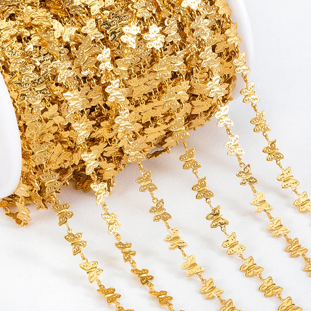 Corrente de Aço Dourada