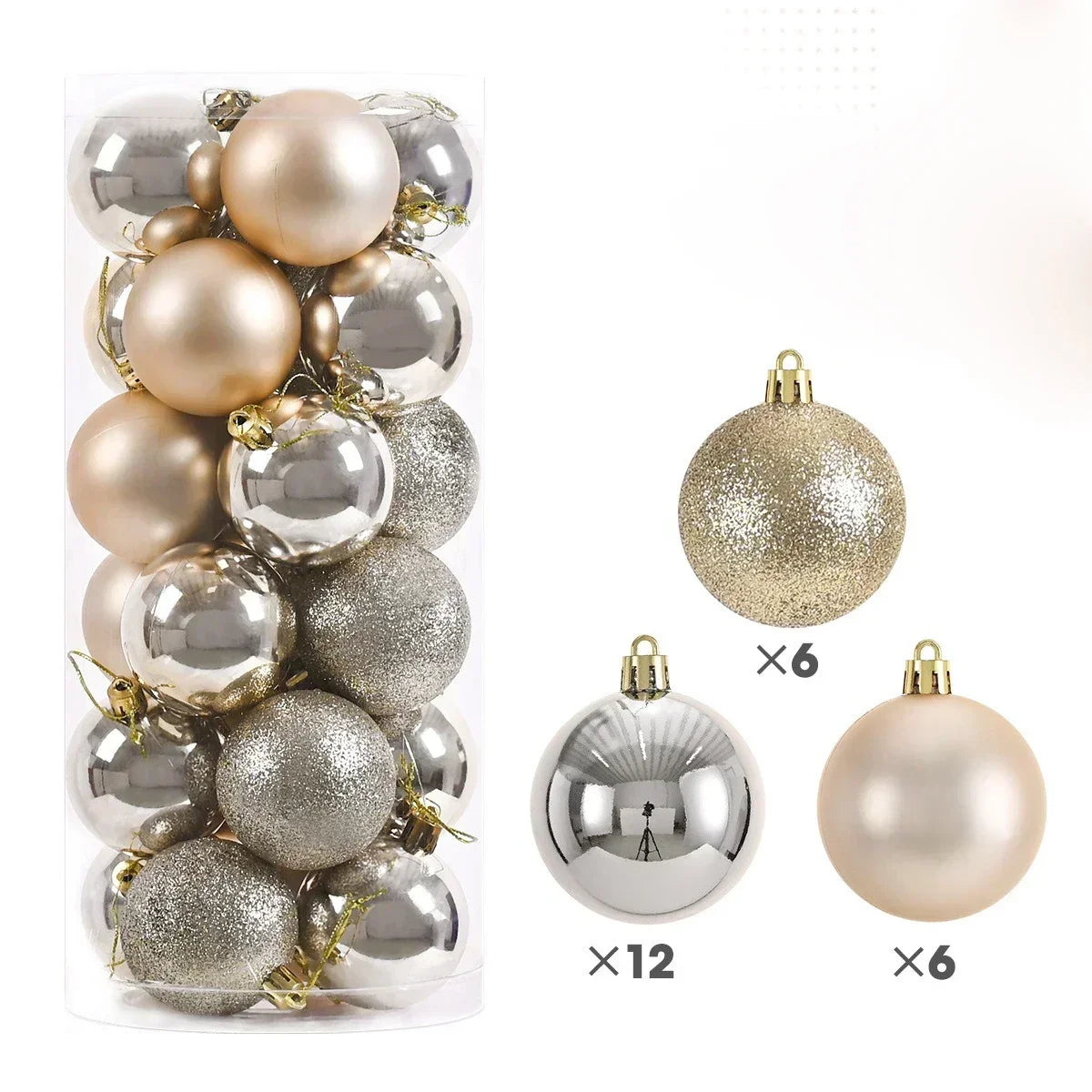 Kit 24 Bolas de Natal