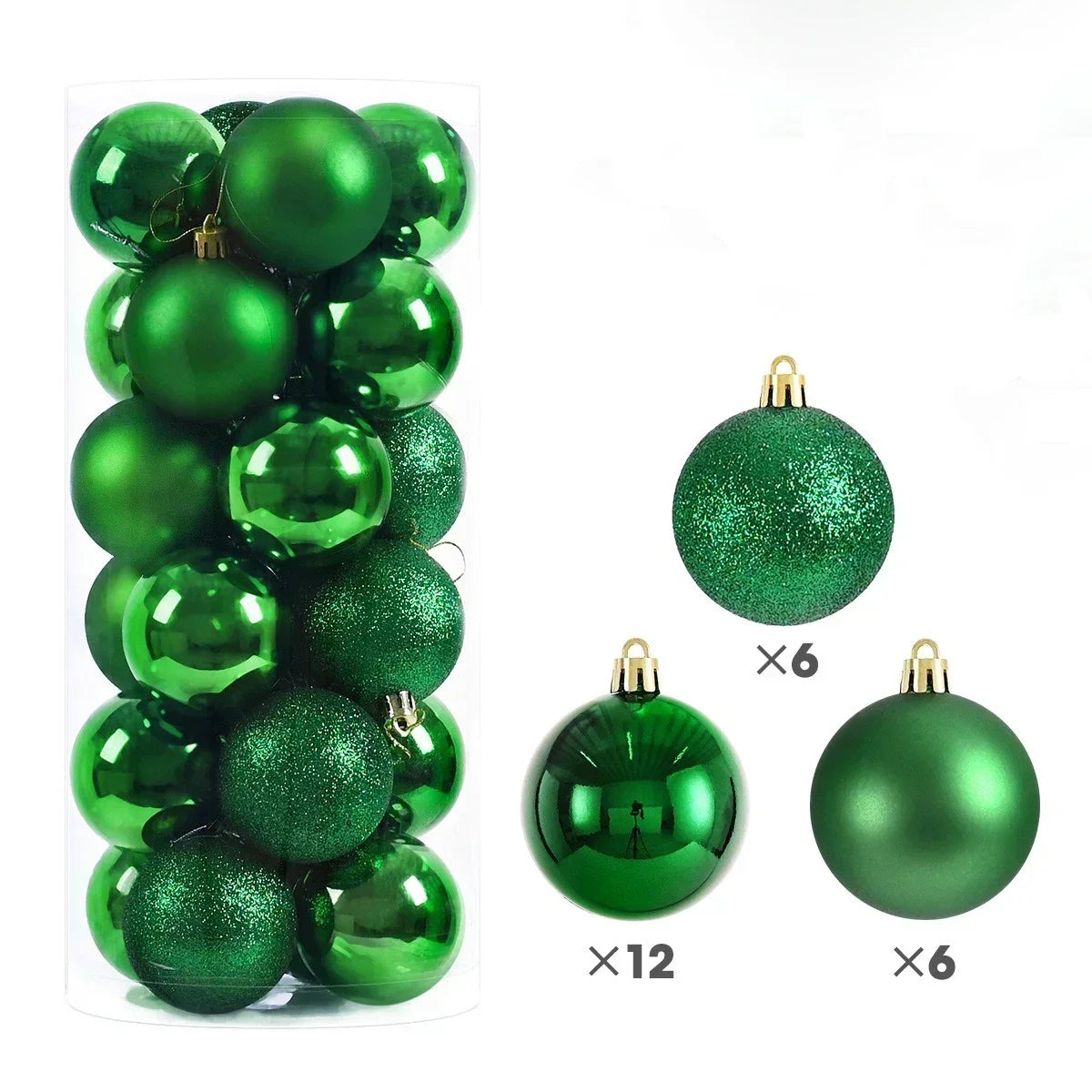 Kit 24 Bolas de Natal