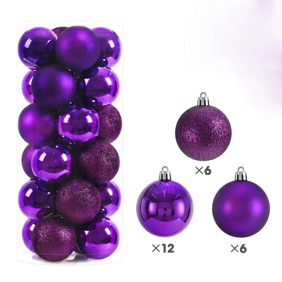 Kit 24 Bolas de Natal