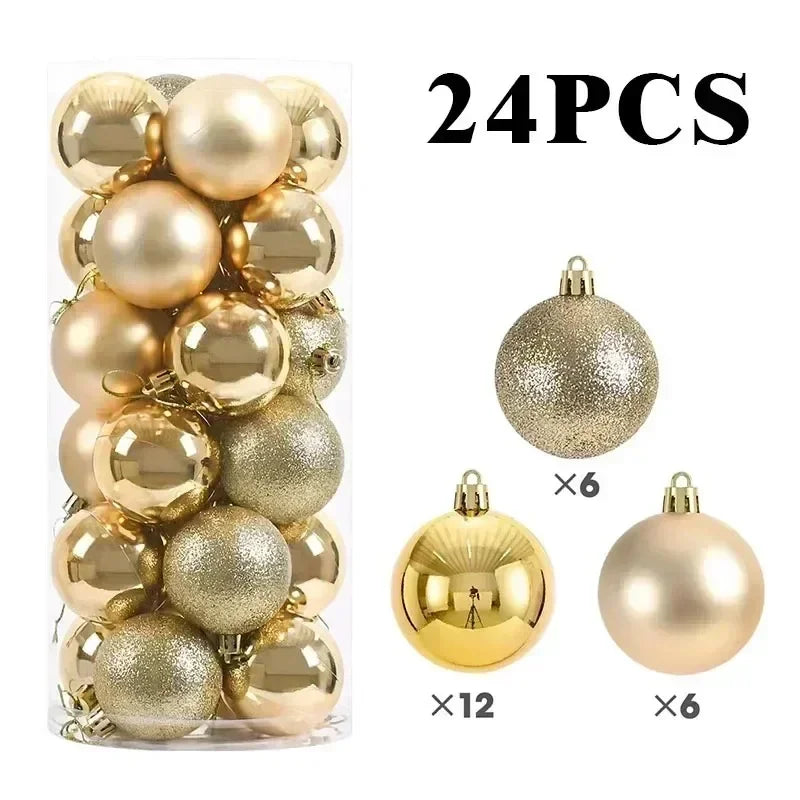 Kit 24 Bolas de Natal