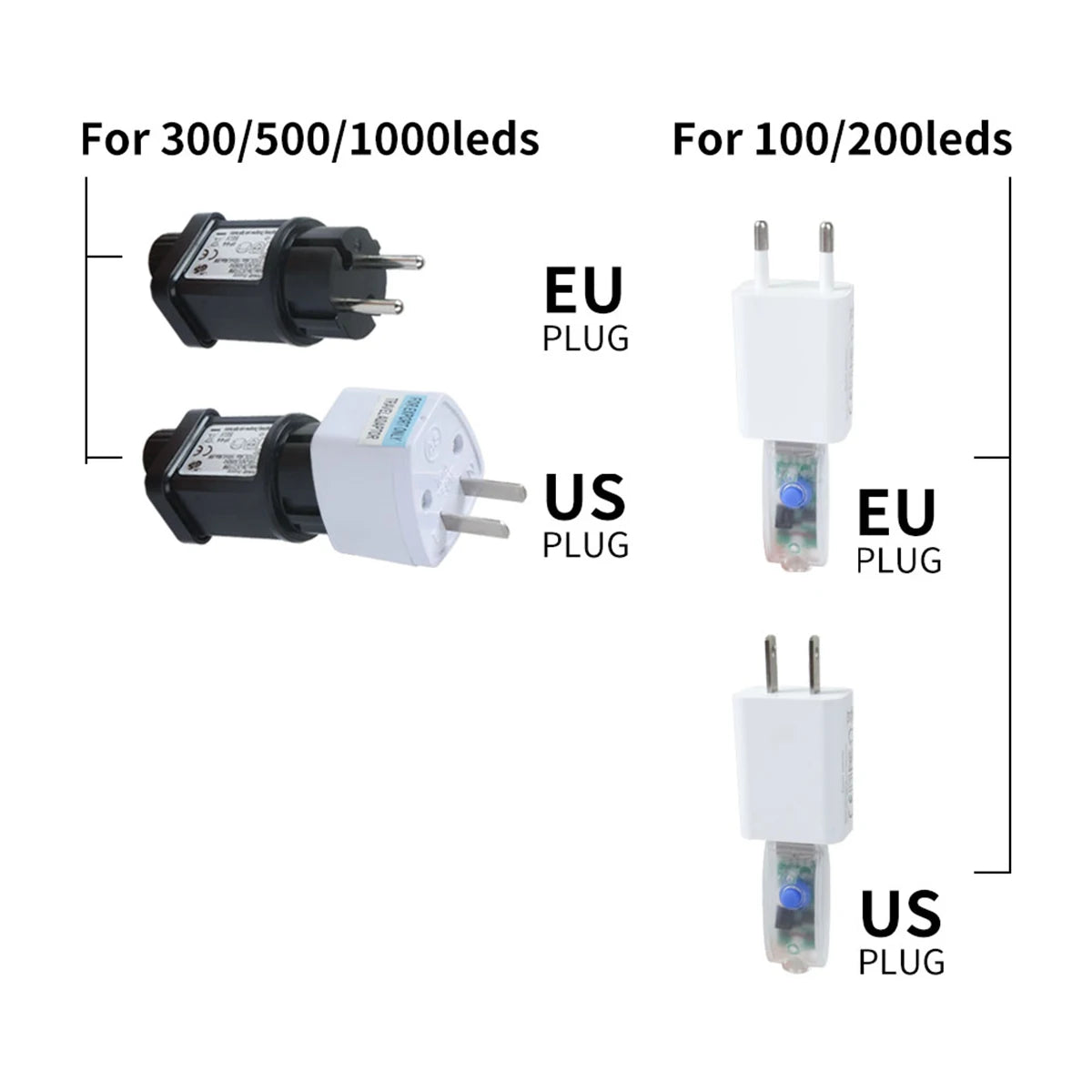 Luzes Led de Fada com Fio Verde