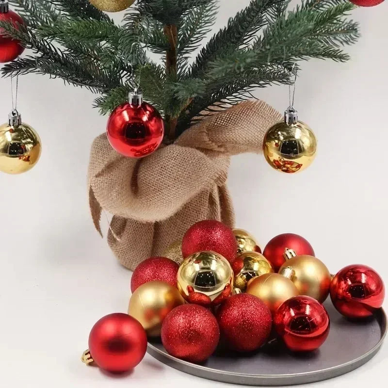 Kit 24 Bolas de Natal