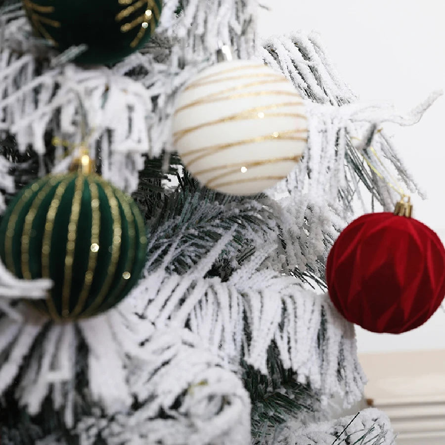 Bolas de Natal Aveludadas