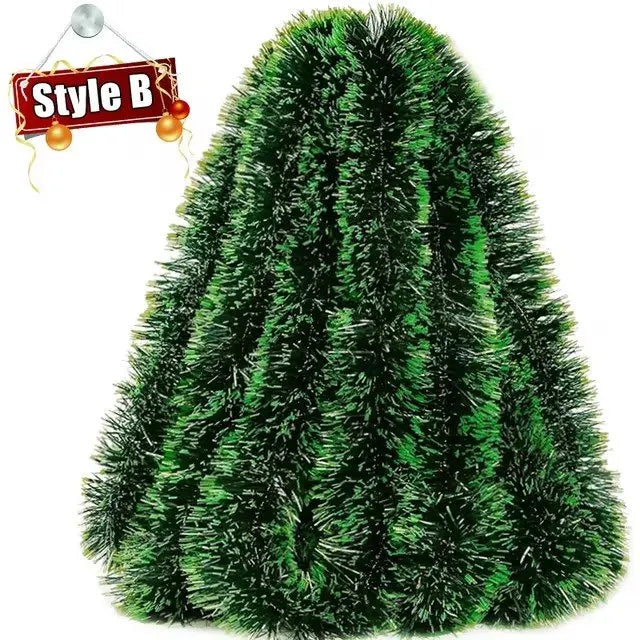 Fita Guirlanda Natalina Verde para Árvore de Natal
