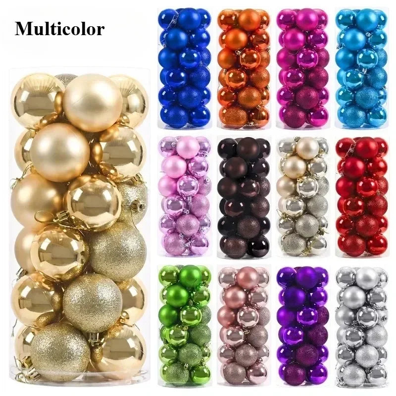 Kit 24 Bolas de Natal
