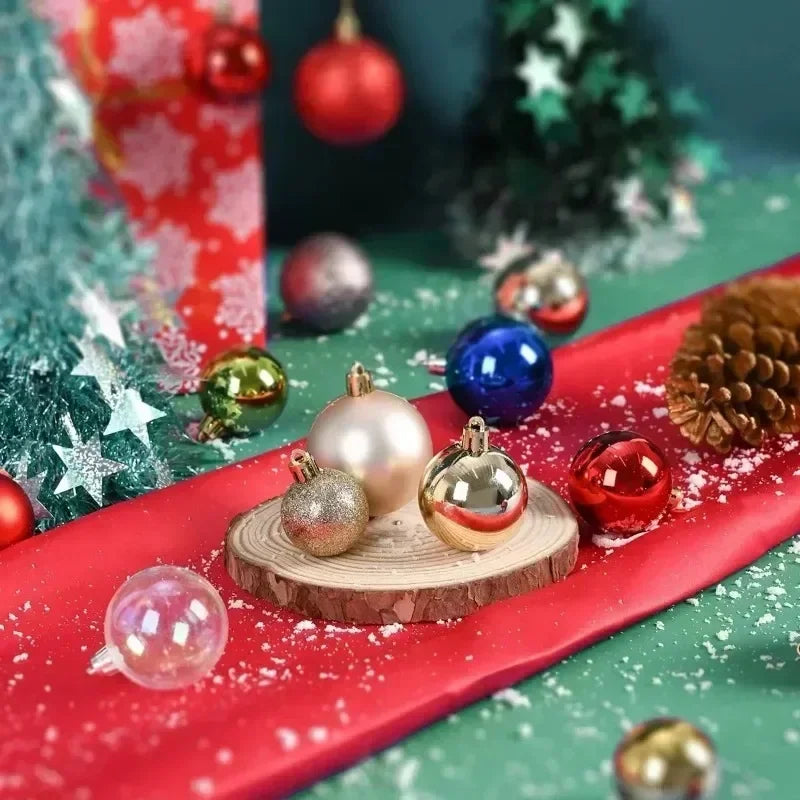 Kit 24 Bolas de Natal