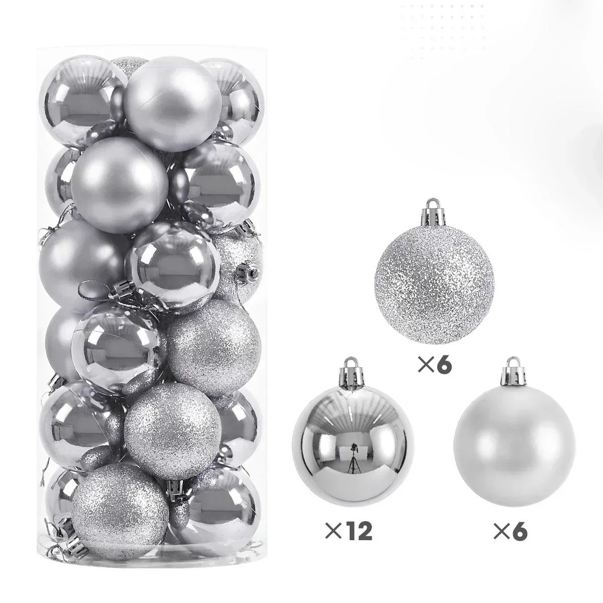 Kit 24 Bolas de Natal